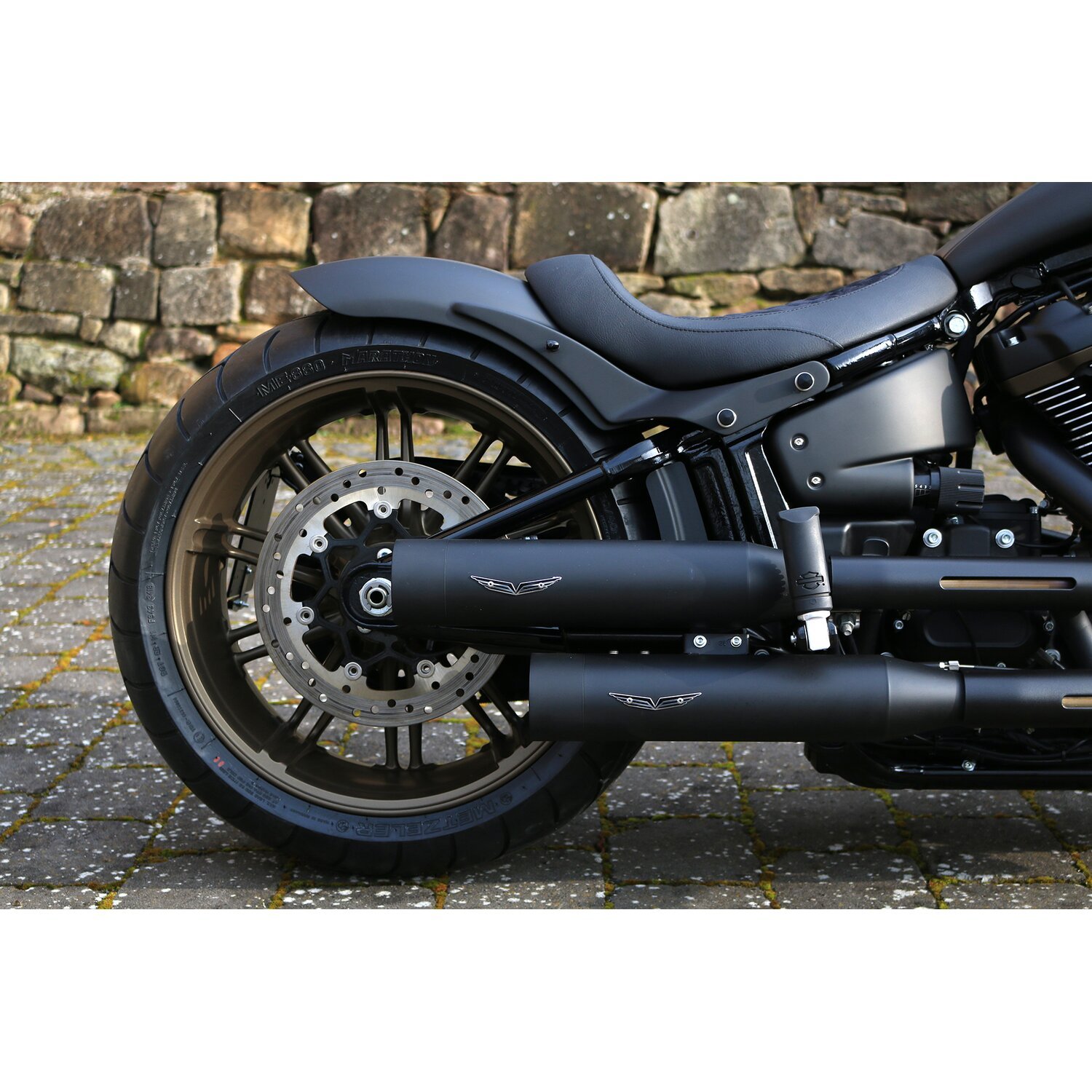 Kodlin, M8 Softail 240 rear fender, Unpainted, Raw