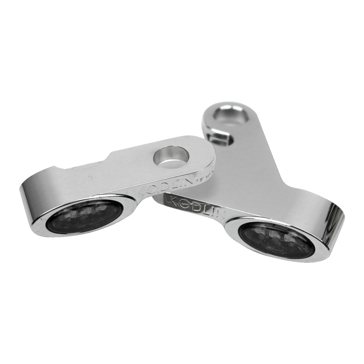 Kodlin, LED turn signals Elypse front, Chrome