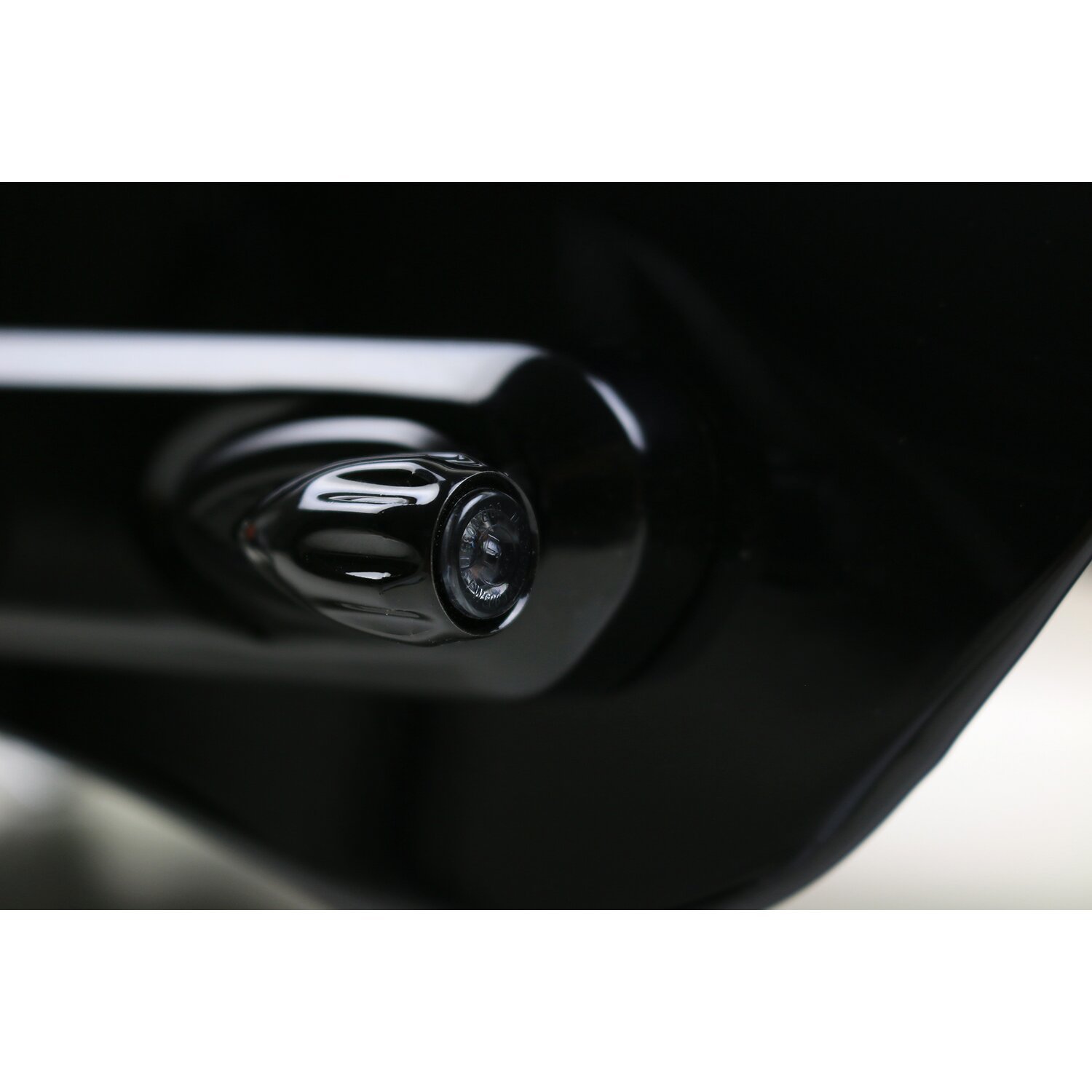 Kodlin, bullet grooved 3-1 taillight/turn signal combo. Blck, Black, Matte