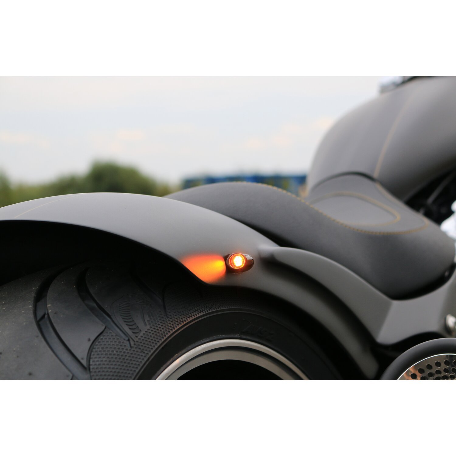 Kodlin, Smooth 3-1 taillight/turn signal combo, Black