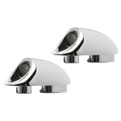 Chrome plated.
A direct fit 3-1 taillight/turn signal solution with tinted lenses that mounts to most H-D fender struts. SMD-LED technology for fantastic brightness in combination with a very small size.
- Die-cast housing
- With installation hardware
- Tinted glass with 11 mm / 0.4" diameter
- E-Approved lenses
- Allows custom fitment on many other Softail, Dyna and Sportster models than listed, since fender strut modifications may be required for installation
- Requires one round and one oval hole in strut with room for mounting hardware on backside of strut
- A load equalizer may be required