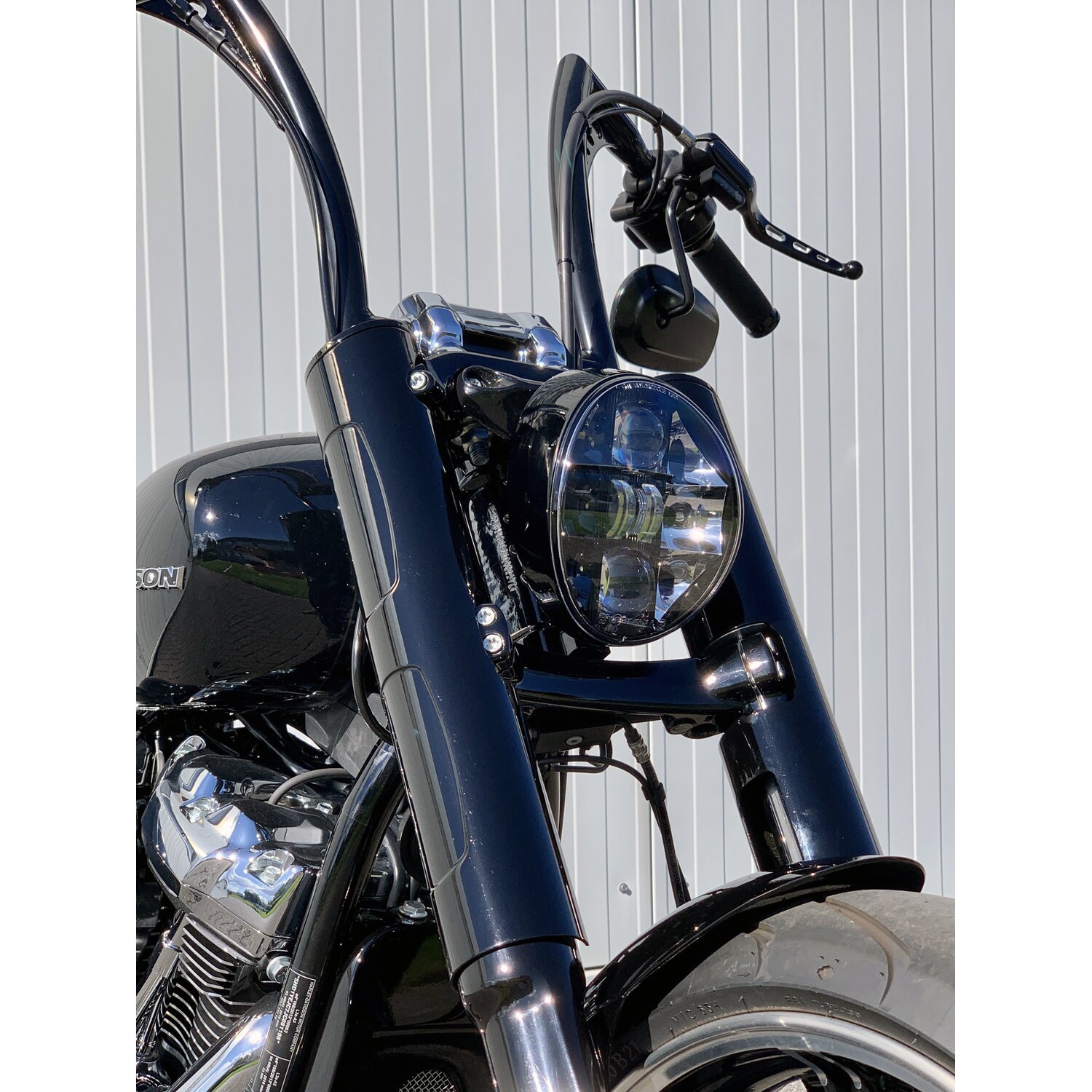 Kodlin, M8 Breakout front end cover kit, Black, Matte