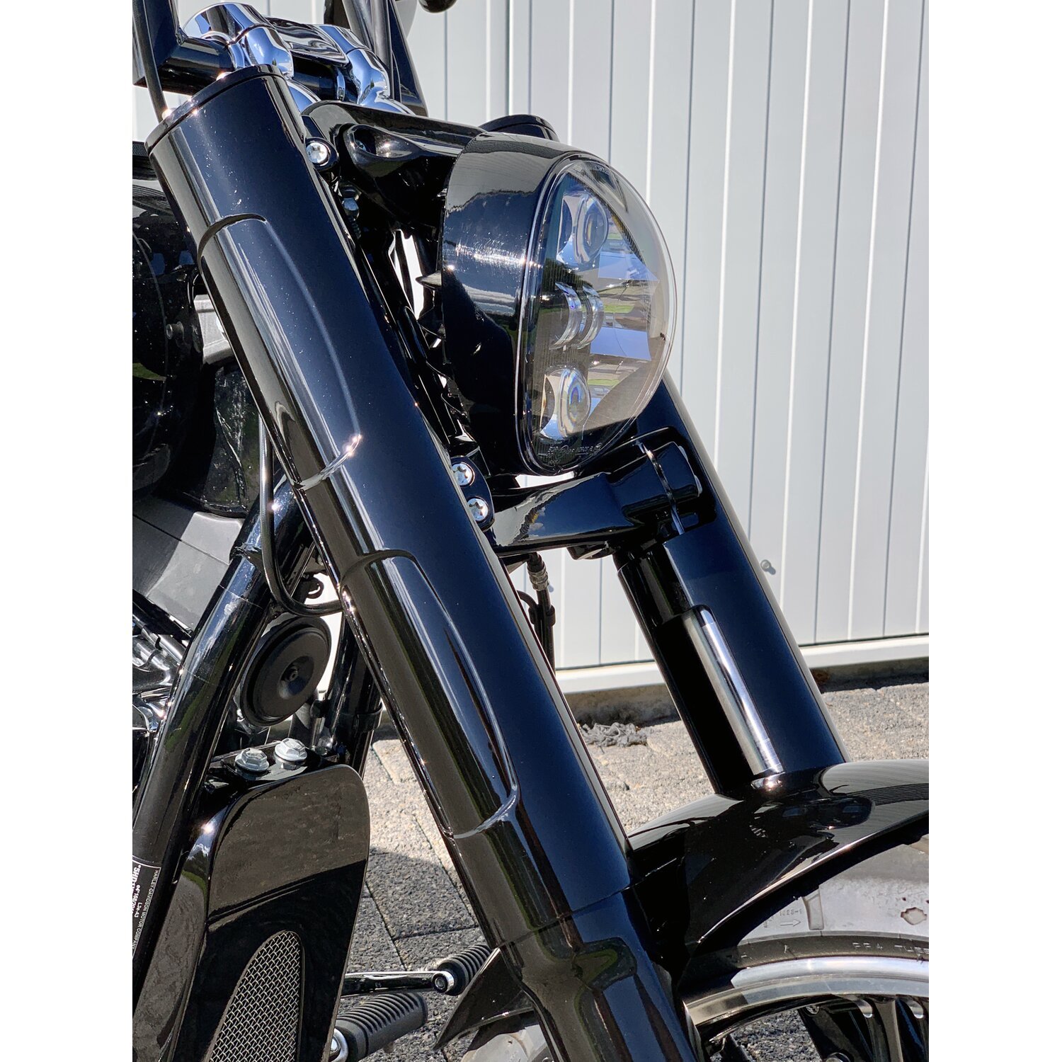 Kodlin, M8 Breakout front end cover kit, Black, Matte