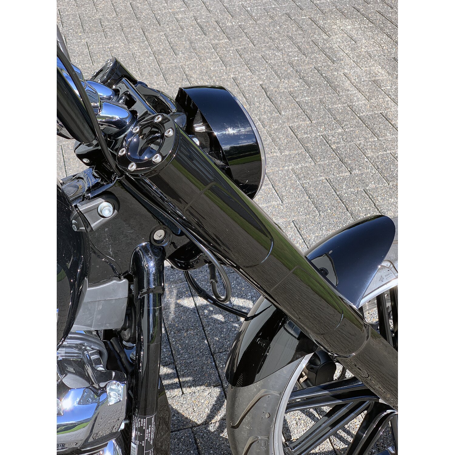 Kodlin, M8 Breakout front end cover kit, Black, Matte