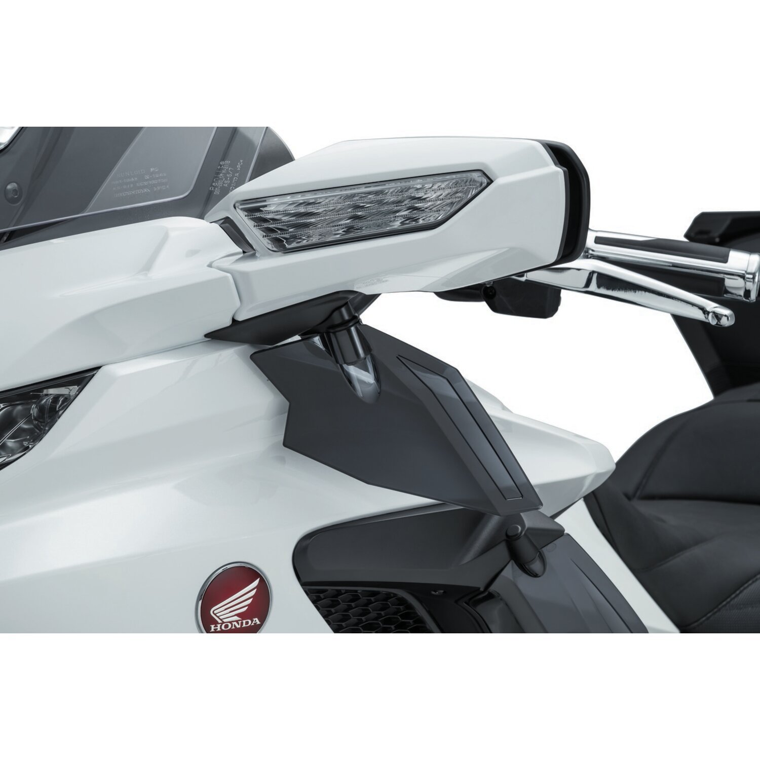 Kuryakyn, Adjustable upper air deflectors, dark smoke