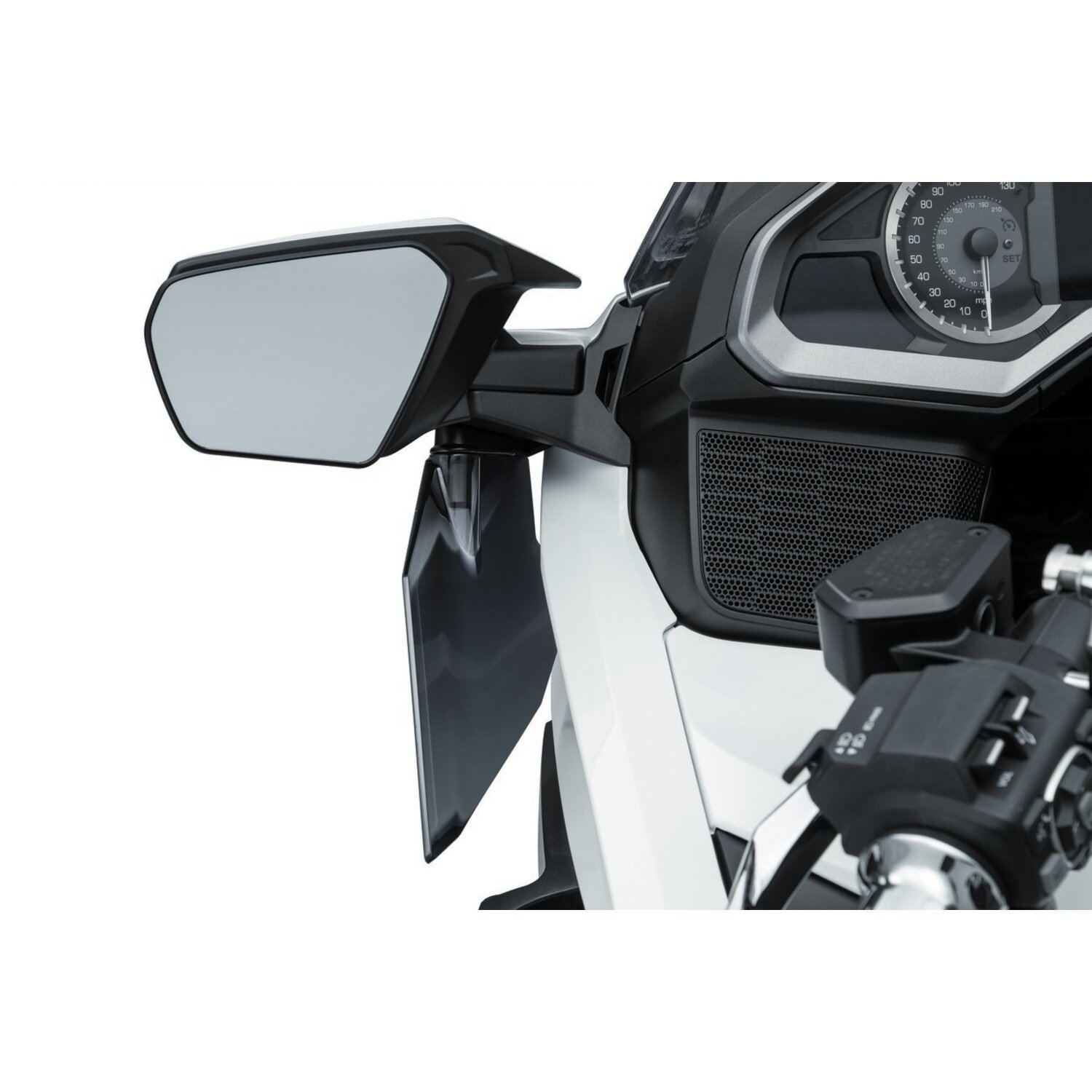 Kuryakyn, Adjustable upper air deflectors, dark smoke