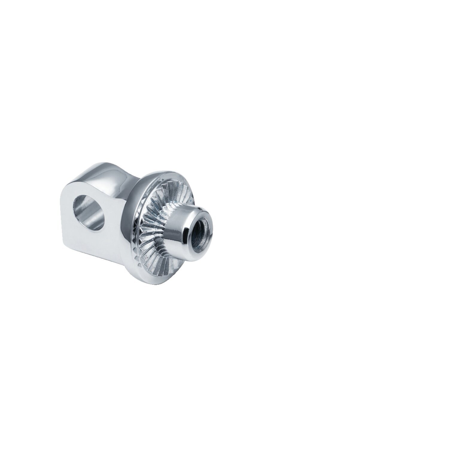 Kuryakyn, Splined male mount peg adapters. adj. stop, Chrome