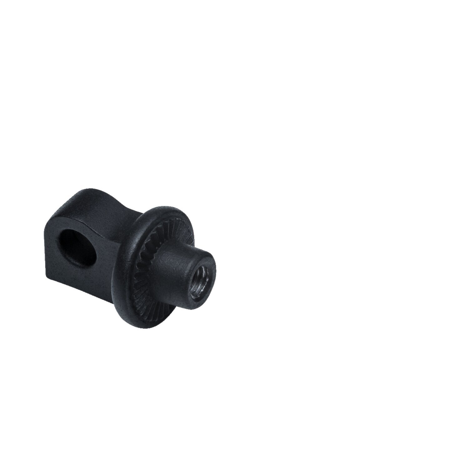 Kuryakyn, Splined male mount peg adapters. adj. stop, Black, Satin
