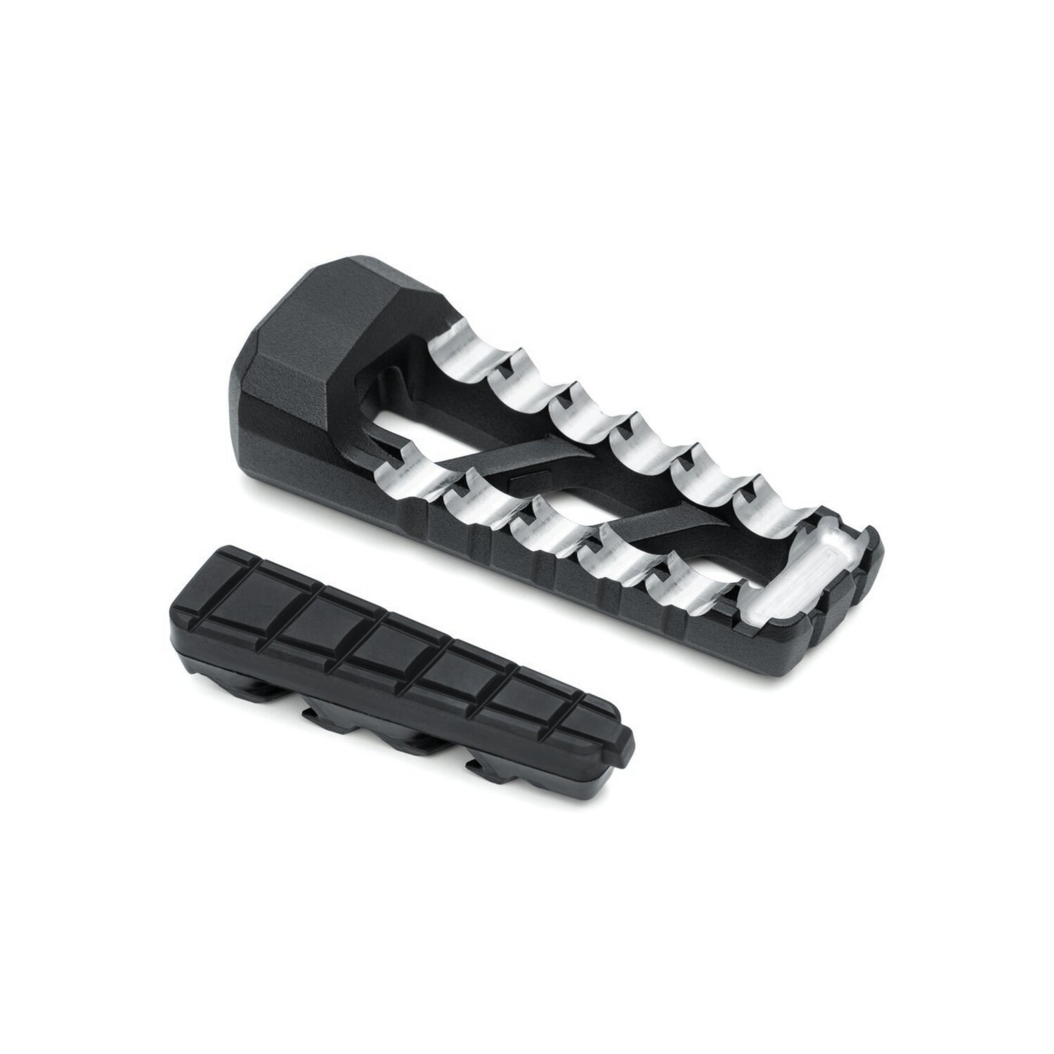 Kuryakyn, Riot-X footpegs, Black, Satin