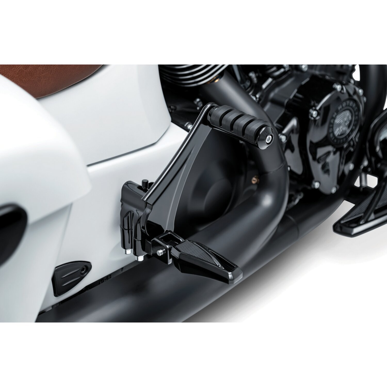 Kuryakyn, Passenger peg mounts, Black, Gloss