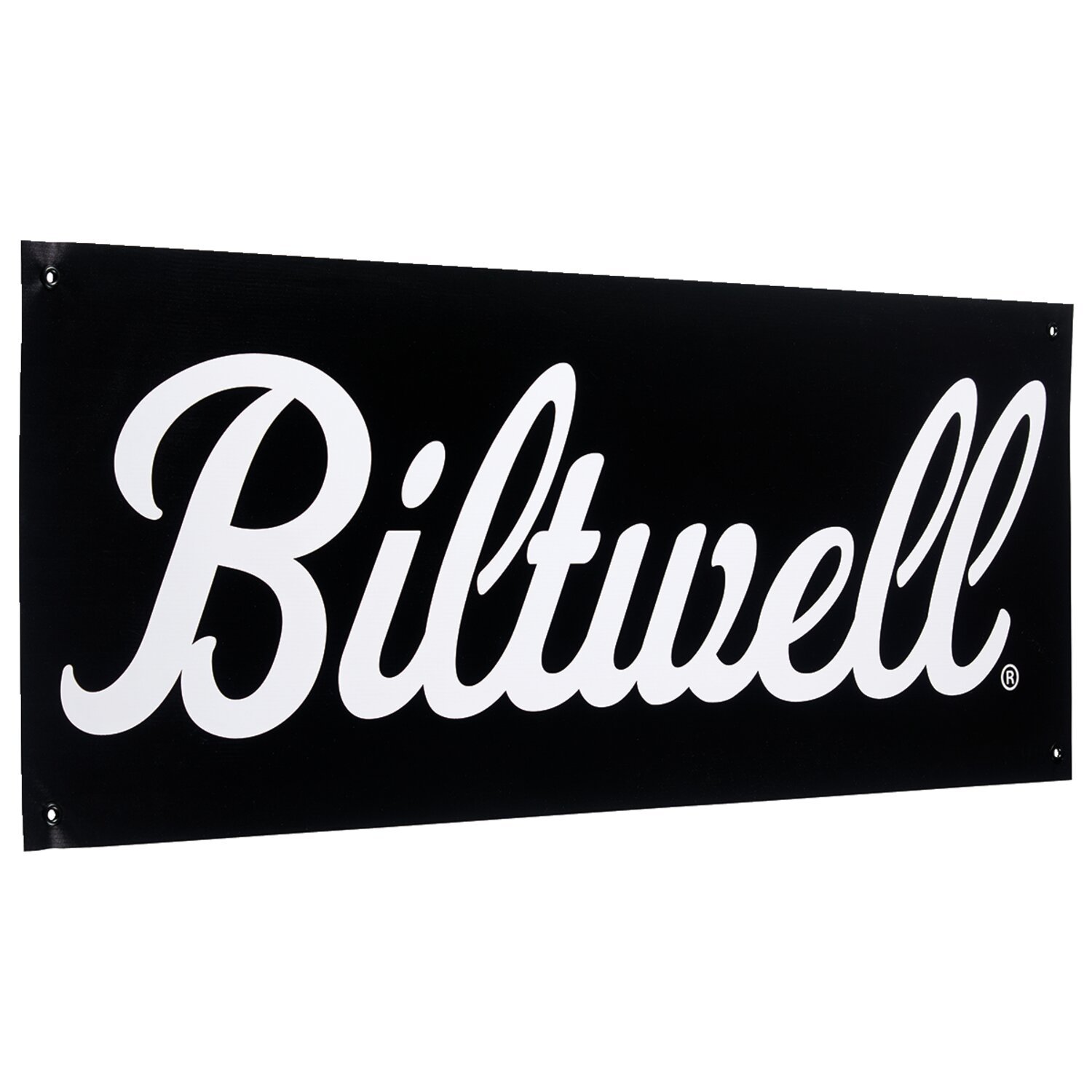 Biltwell Script Shop banner black/white