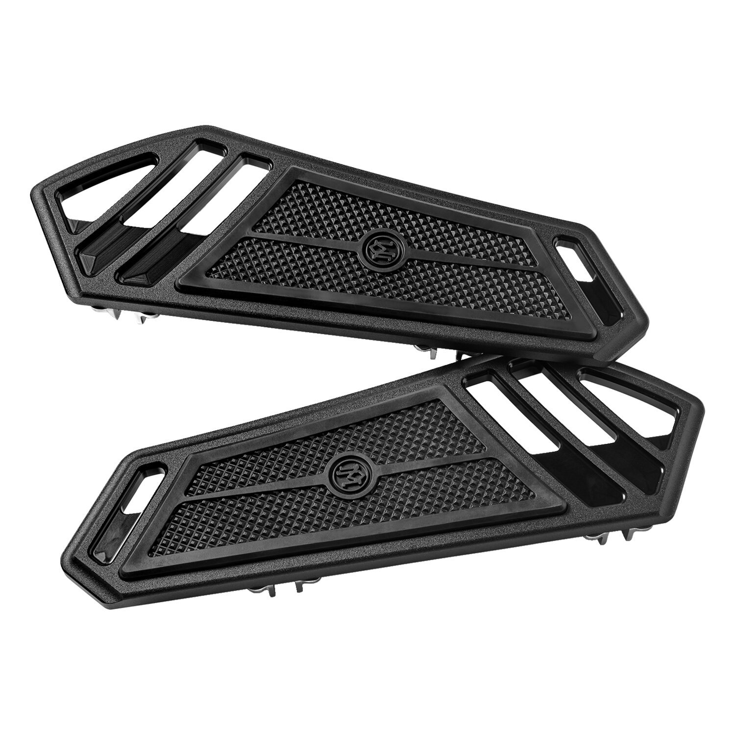 PM, Superlight rider floorboards. Black Ops, Gloss