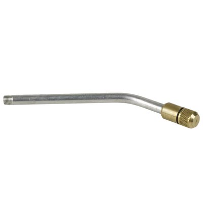Optional micro spray spout for workshop oilers, manufactured from aluminum with a precision brass nozzle. Used for micro-fine spraying of low viscosity oils and self-lubricating and non-aggressive liquids. 
Dimensions: 10mm diameter x 118mm long

Note: Compatible with Pressol 599691, 599692 and 599693 workshop oilers.