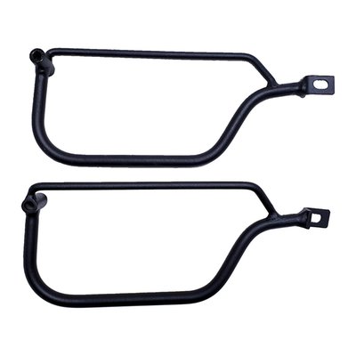 Mounting brackets for Longride saddlebags. Will fit the Longride Heritage Click-on saddlebags and the Longride model specific Iparex & leather saddlebags. Approximate distance between mounting points: 294-299 mm. 
Note: Is not suitable for click-on system. Only for universal applications.
