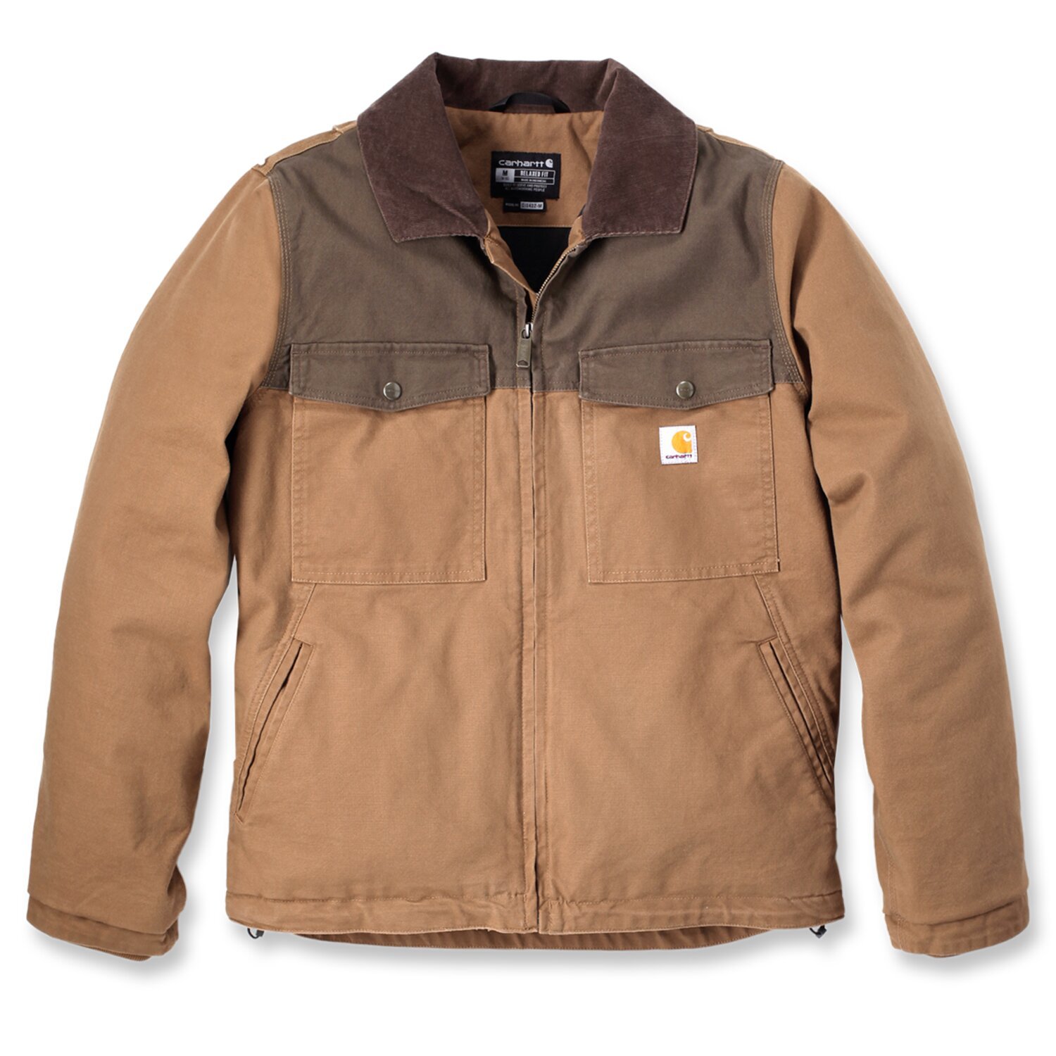 Carhartt Montana duck insulated jacket, carhartt brown, S