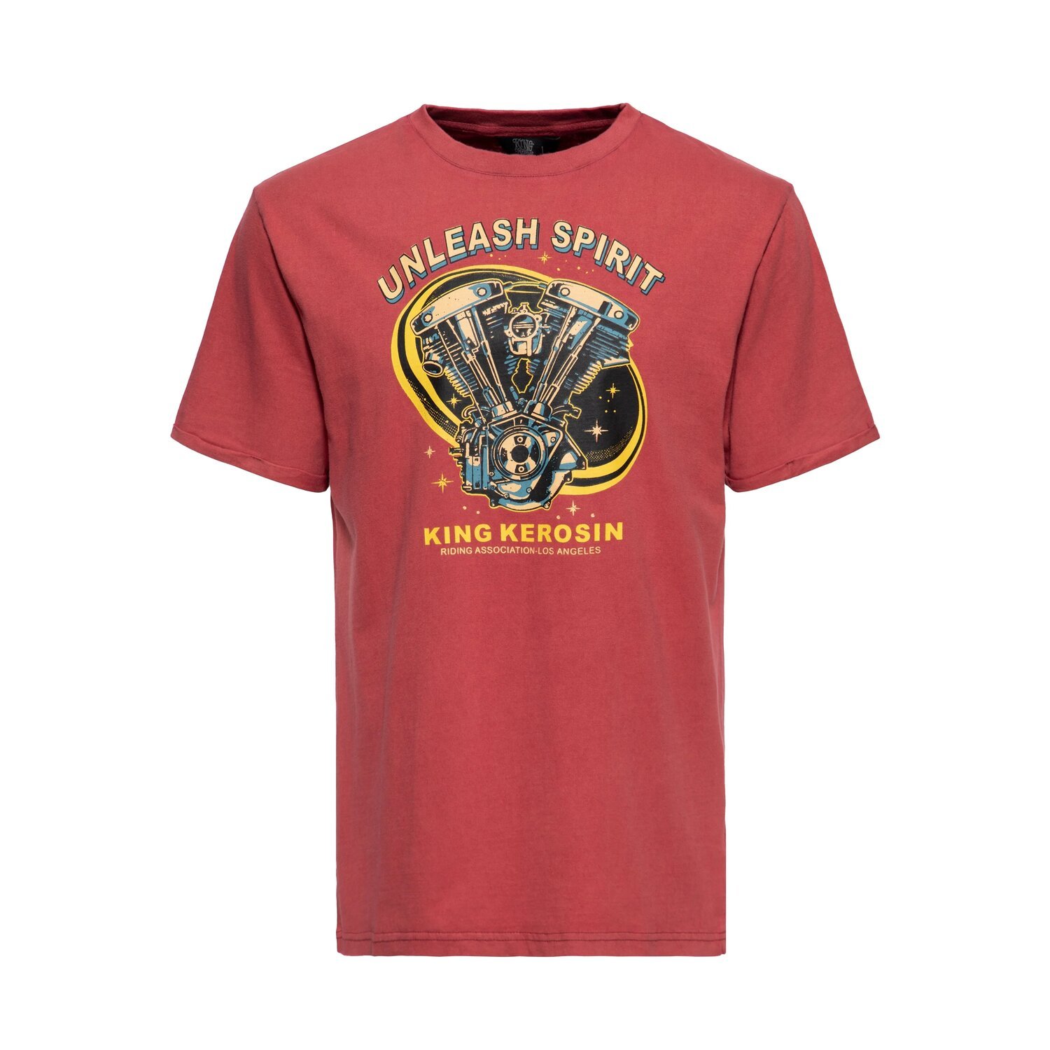 King Kerosin Unleash Spirit t-shirt, burgundy, S