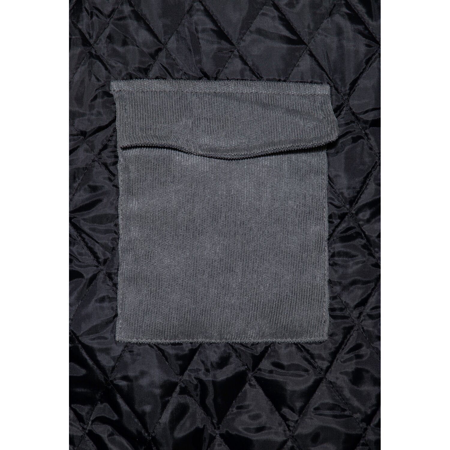 King Kerosin KK corduroy jacket, steel Gray, grey, S