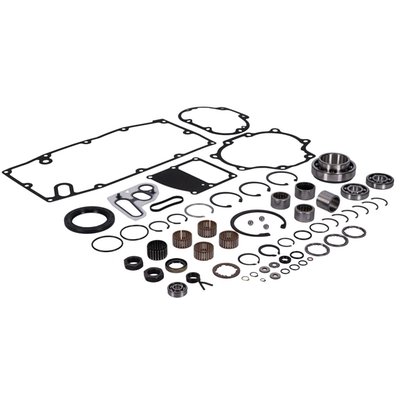 Time saving transmission master rebuild kit comes with over 50 individual parts, providing you with a one in all no-hassle transmission rebuild solution and subsequent short motorcycle down-times. Kit comes complete with all required with JIMS proven performance components and a complete gaskets & seal kit for the M8's 6-speed Cruise Drive transmission.