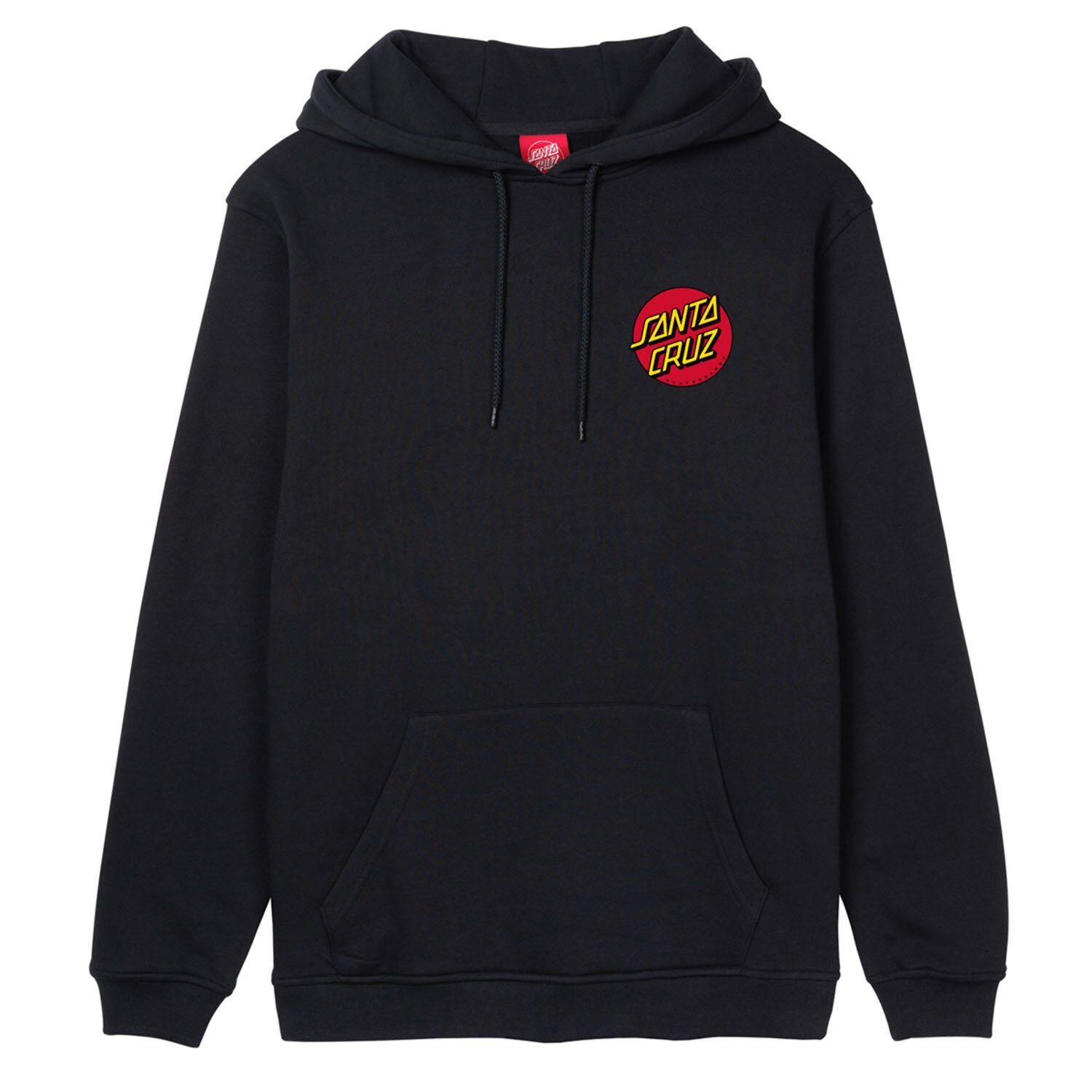 Santa Cruz Dot Chest hoodie, Black, XL