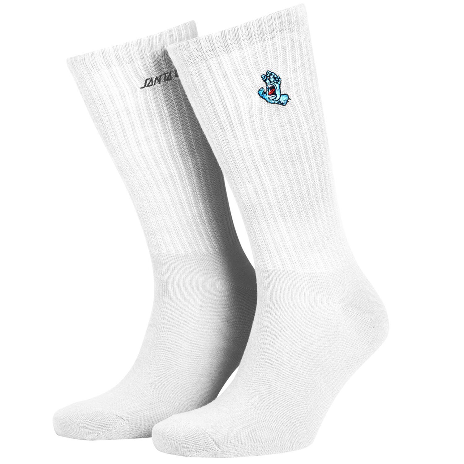 Santa Cruz Screaming Mini Hand socks white
