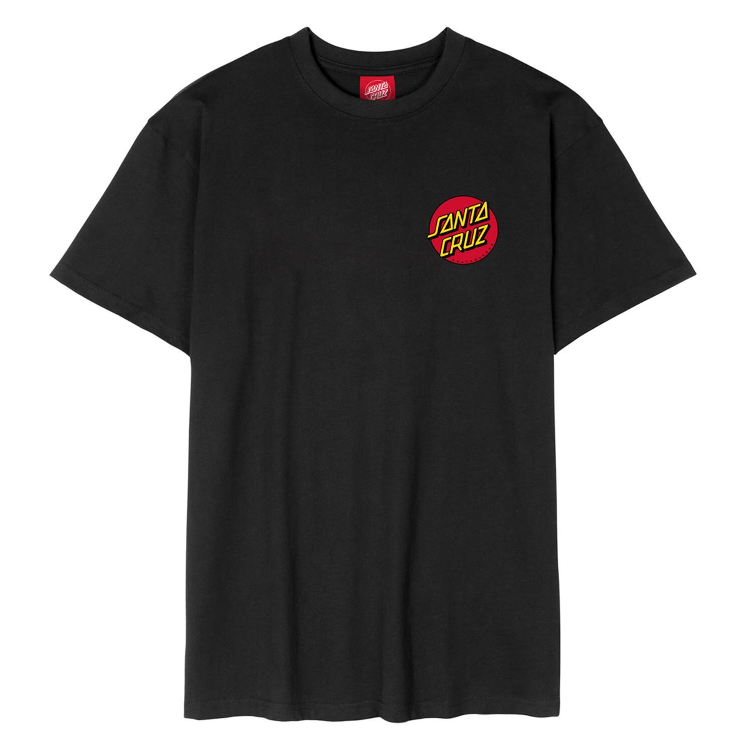 Santa Cruz Dot Chest t-shirt, Black, S