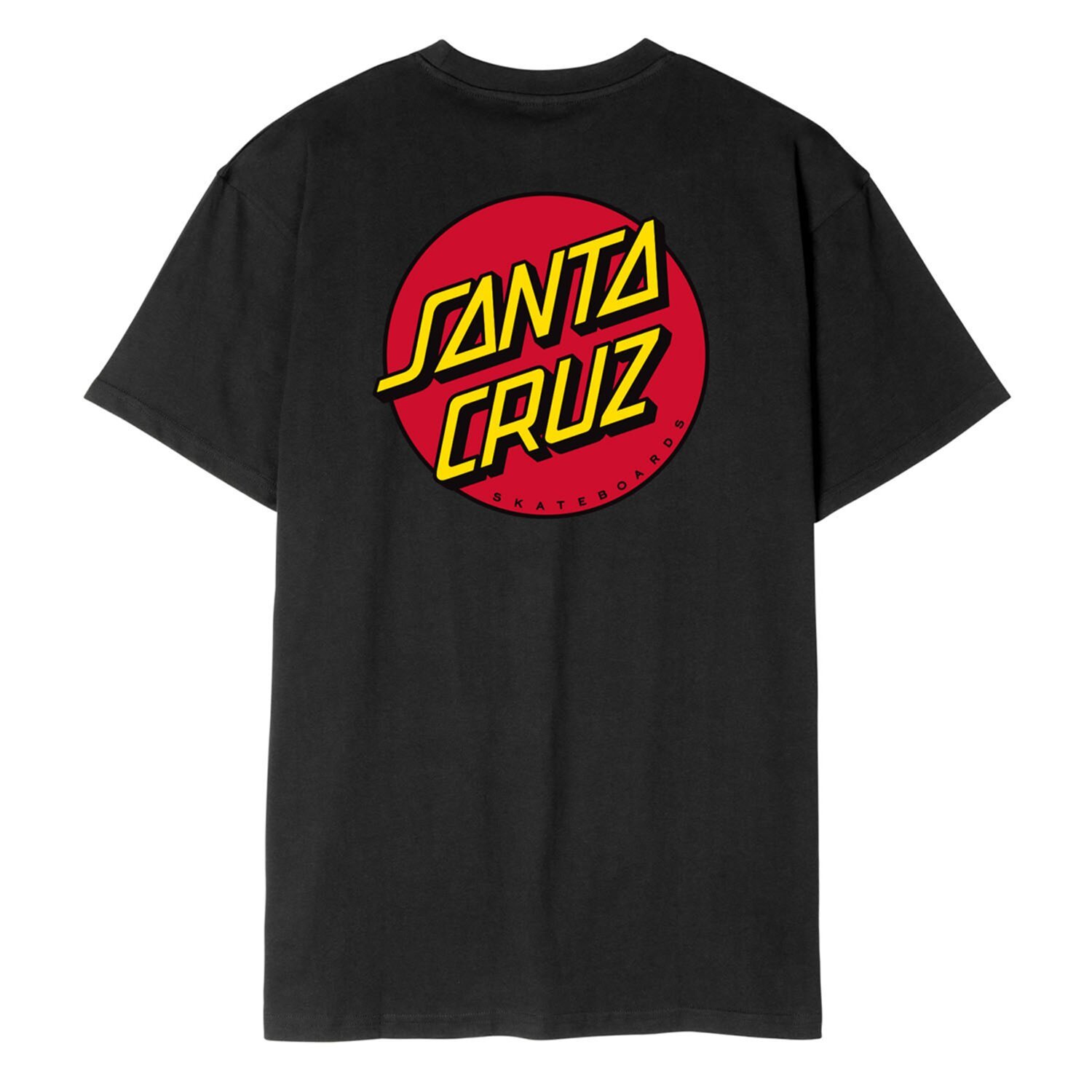 Santa Cruz Dot Chest t-shirt, Black, M