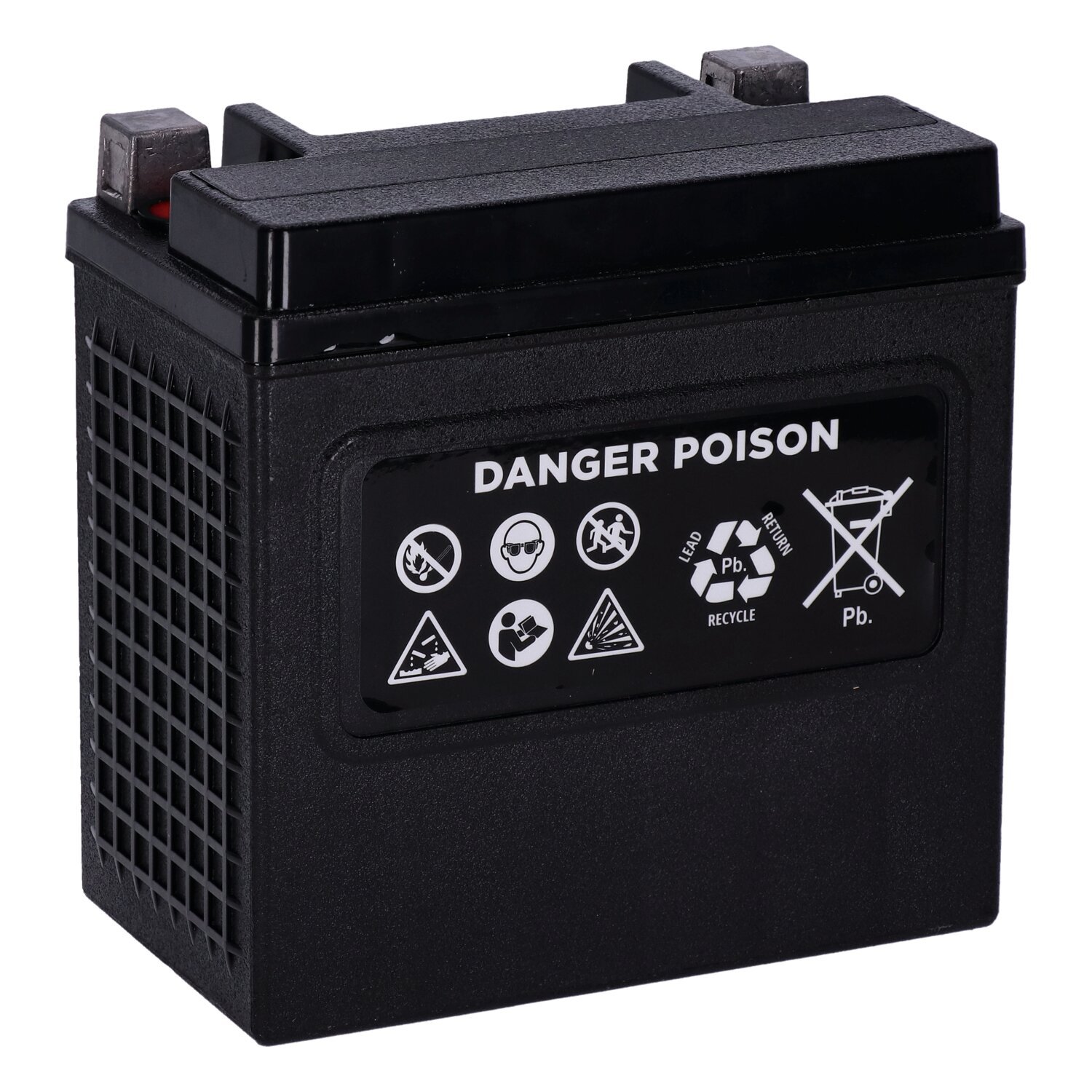 MCS, Nano Series sealed GEL battery. 12V, 14Ah, 260CCA, Black