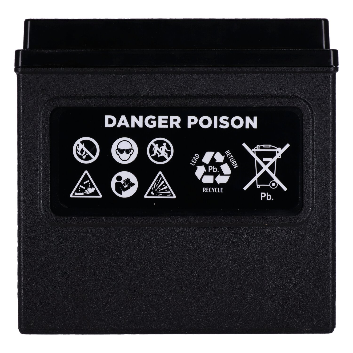 MCS, Nano Series sealed GEL battery. 12V, 14Ah, 260CCA, Black