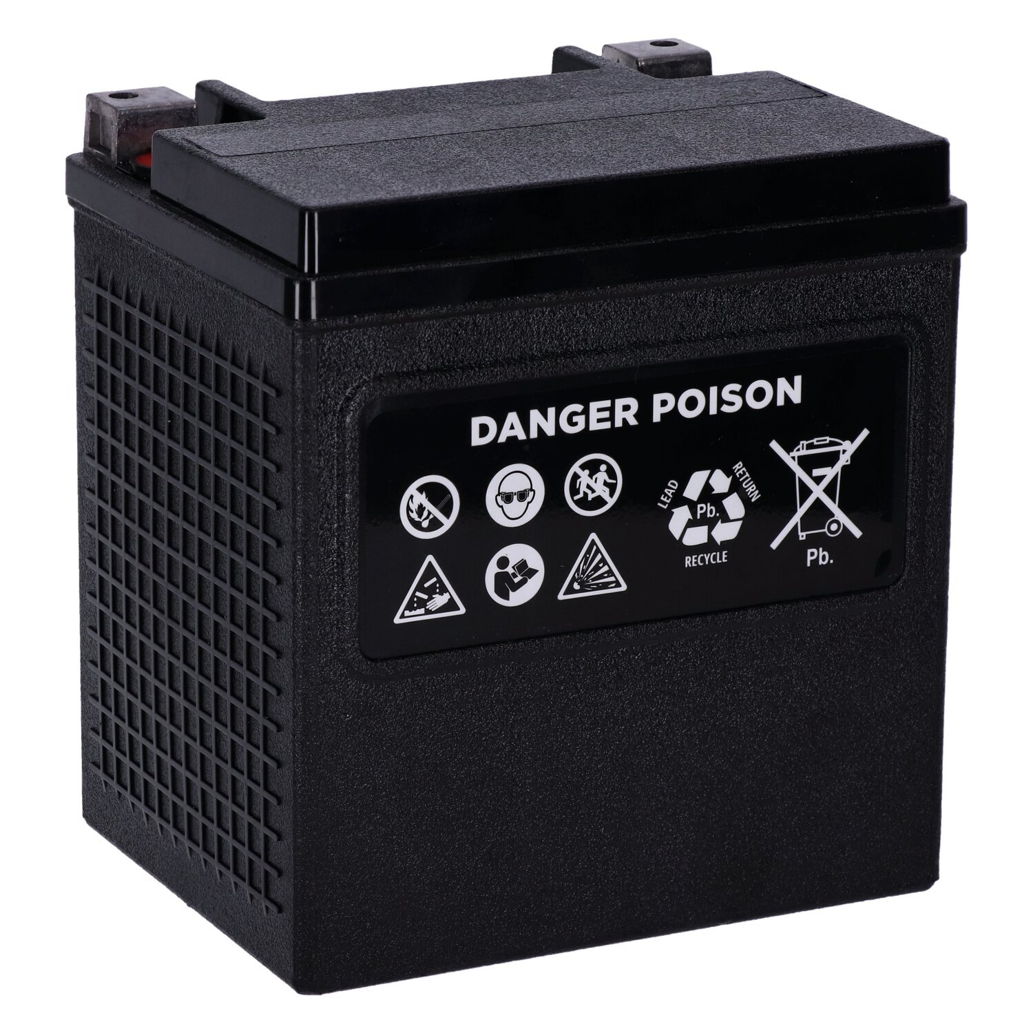 MCS, Nano Series sealed GEL battery. 12V, 30Ah, 416CCA, Black