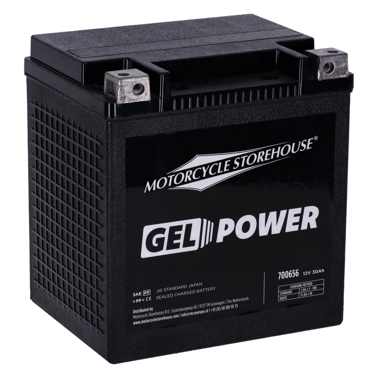 MCS, Nano Series sealed GEL battery. 12V, 30Ah, 416CCA
