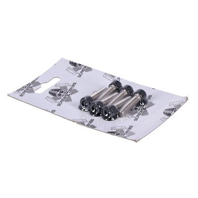 Gloss black. Socket head (Allen head) bolt kit. Stainless steel.