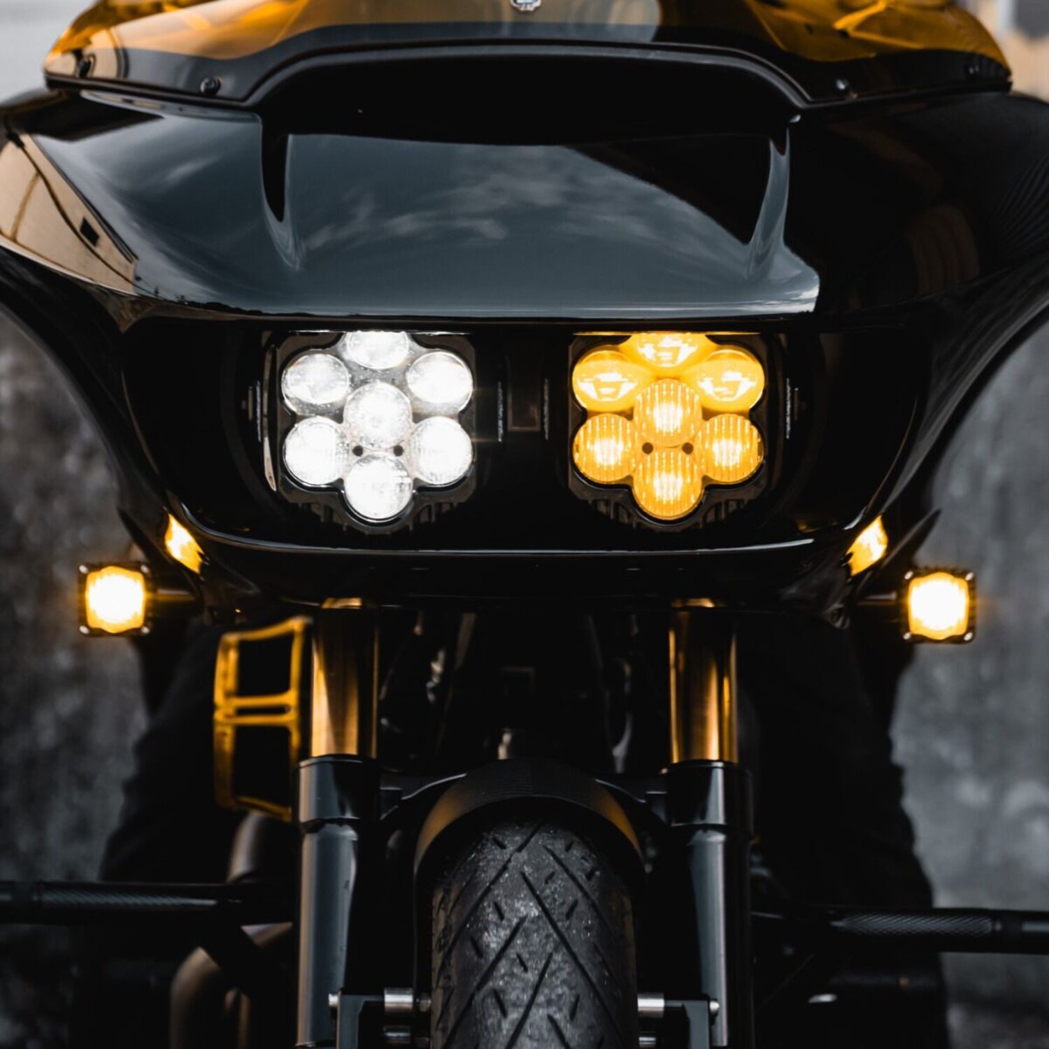 Custom Dynamics, V2 Shark Demon Headlight + Fog Combo Kit