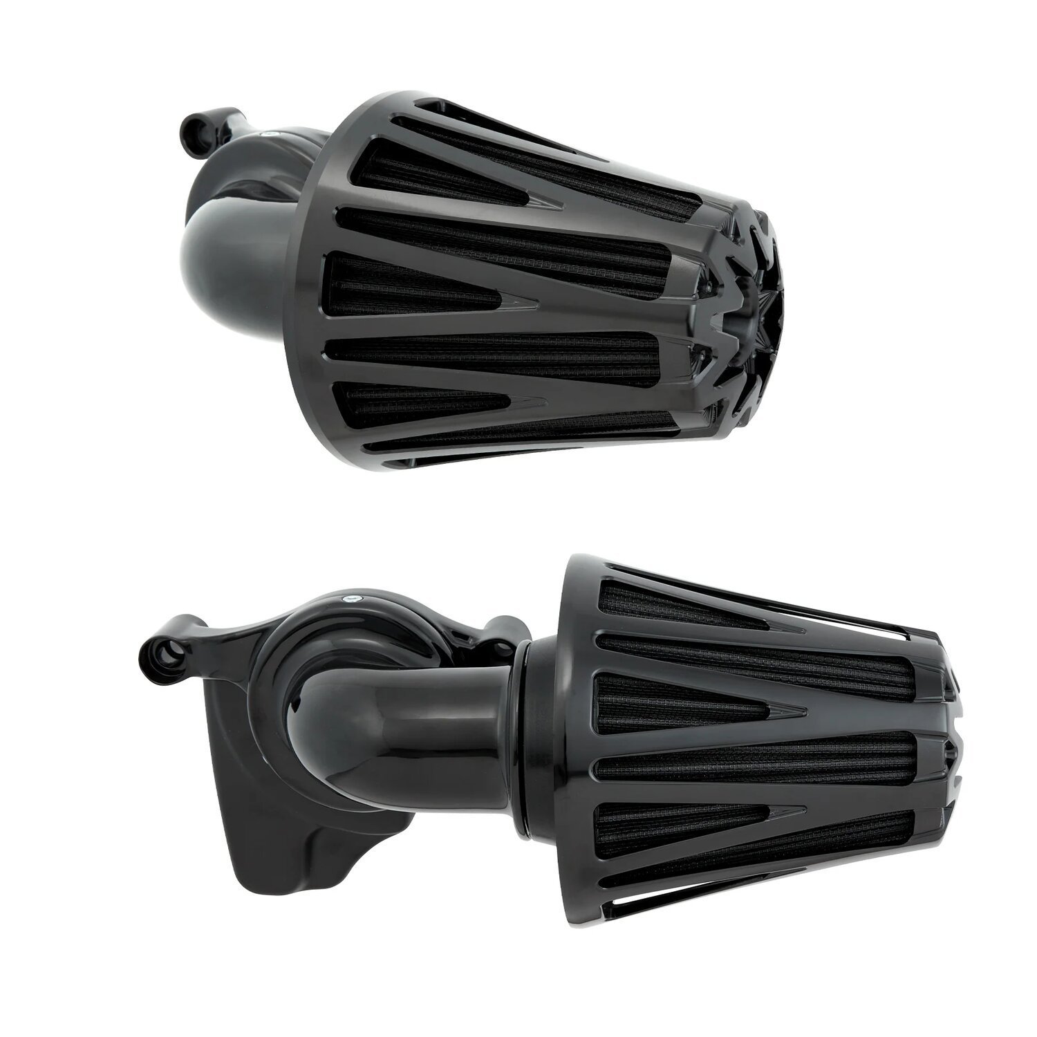 Arlen Ness, 90° Monster Sucker air cleaner. CrossFire, Black