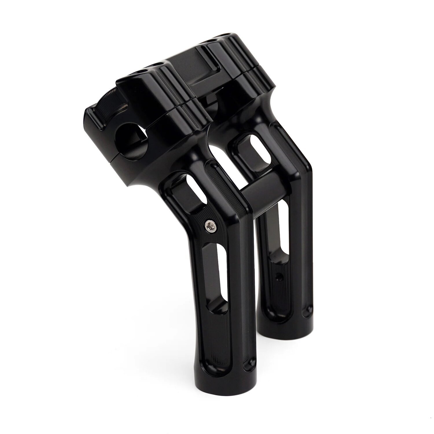 Arlen Ness, Softail Method 7" Risers, Black, Anodized