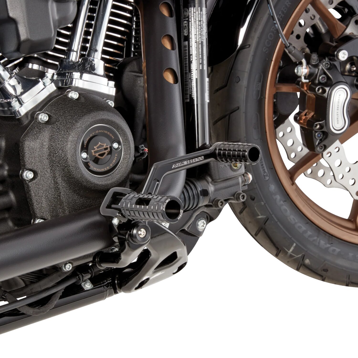Arlen Ness, Speedliner Brake Arm, Black