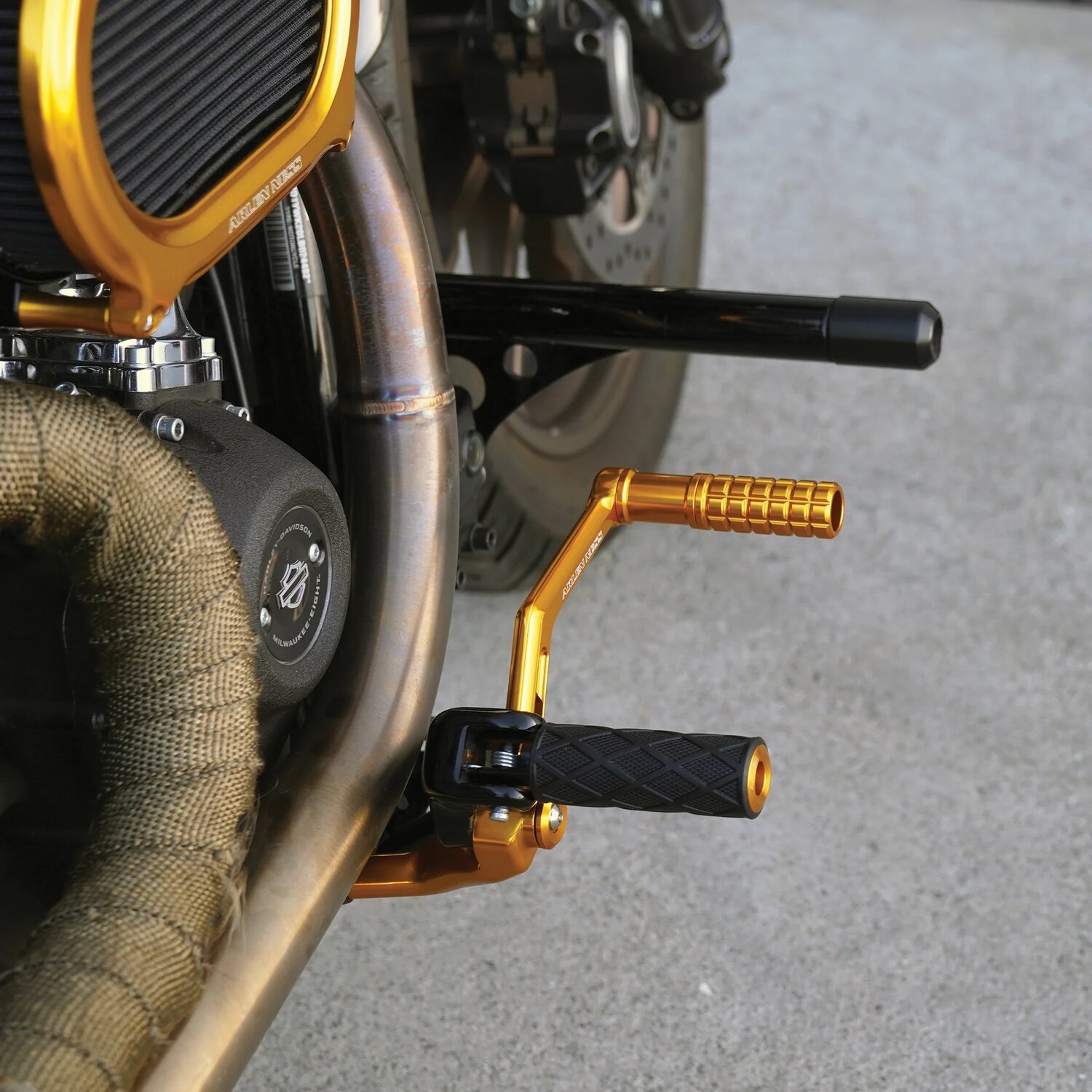 Arlen Ness, Speedliner Brake Arm, Gold
