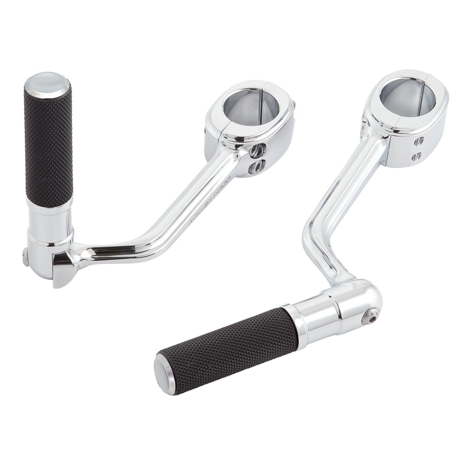 Arlen Ness, forged highway peg mounts. With pegs, Chrome
