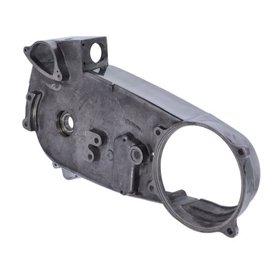 OEM style replacement aluminum inner primary cover. 
Complete with mainshaft support bearing. 
No hardware included. 
OEM replacement reference 60619-70. 
Note: 1/2-20 drain plug, available as 502450, 502105 or 989296, must be ordered separately when required