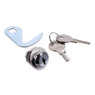 Used as direct replacement for the stock saddlebag lock. This kit includes lock with key, washer, nut, locking hook, and locking hook screw. Replaces the lock of one saddlebag, either left or right side.
OEM replacement reference 53306-69