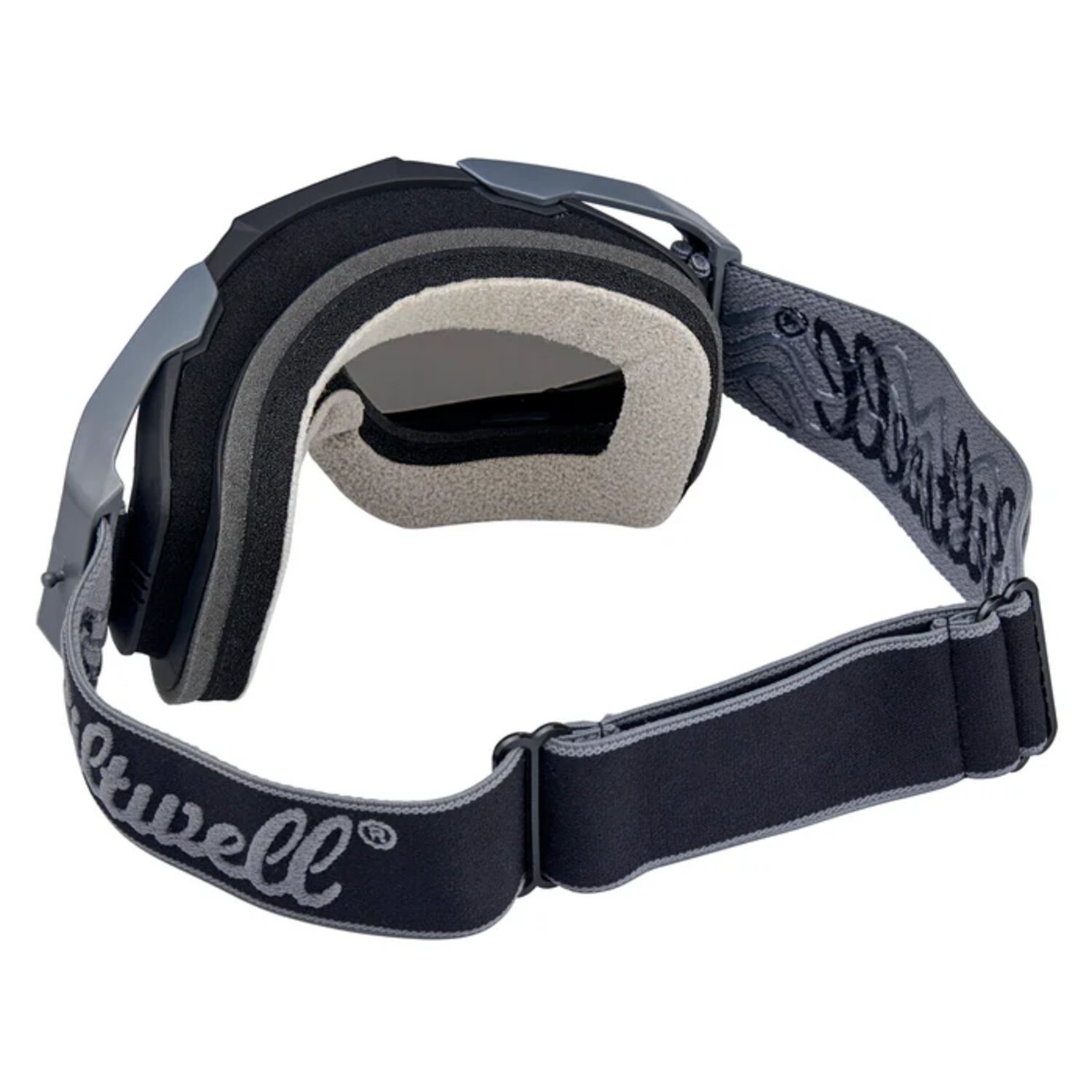 Biltwell Ridgeline goggles script grey, Black
