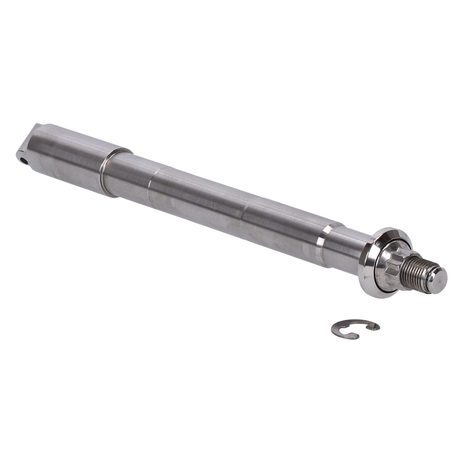 Bare Knuckle Performance, stainless axle kit. Front wheel