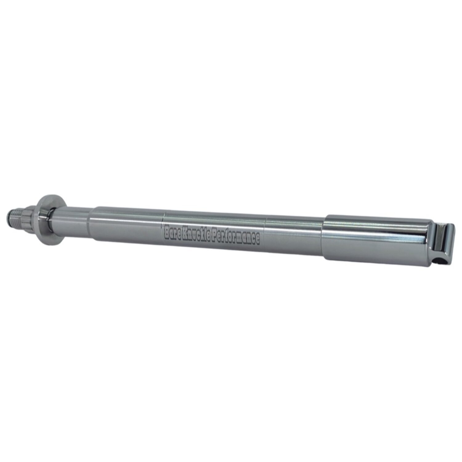 Bare Knuckle Performance, stainless axle kit. Front wheel