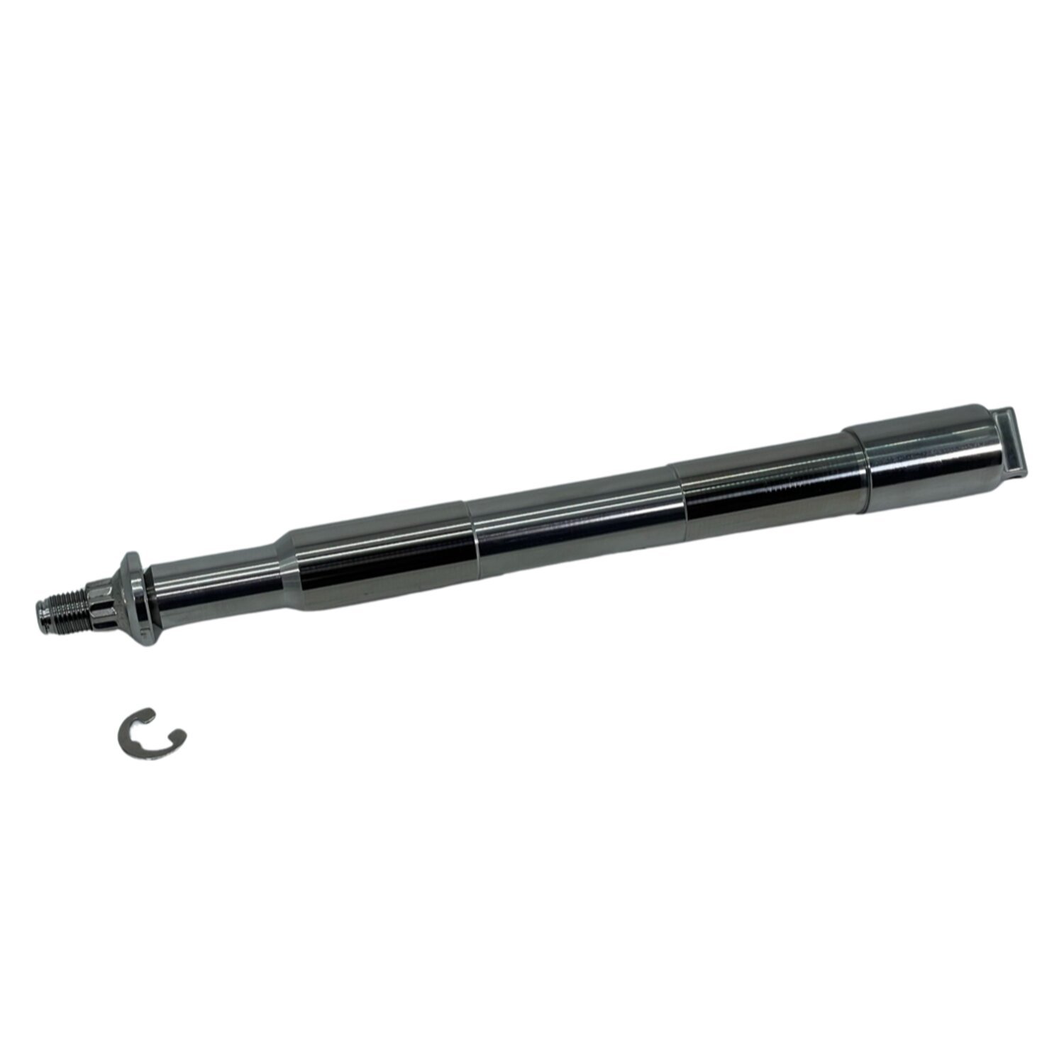 Bare Knuckle Performance, stainless axle kit. Front wheel