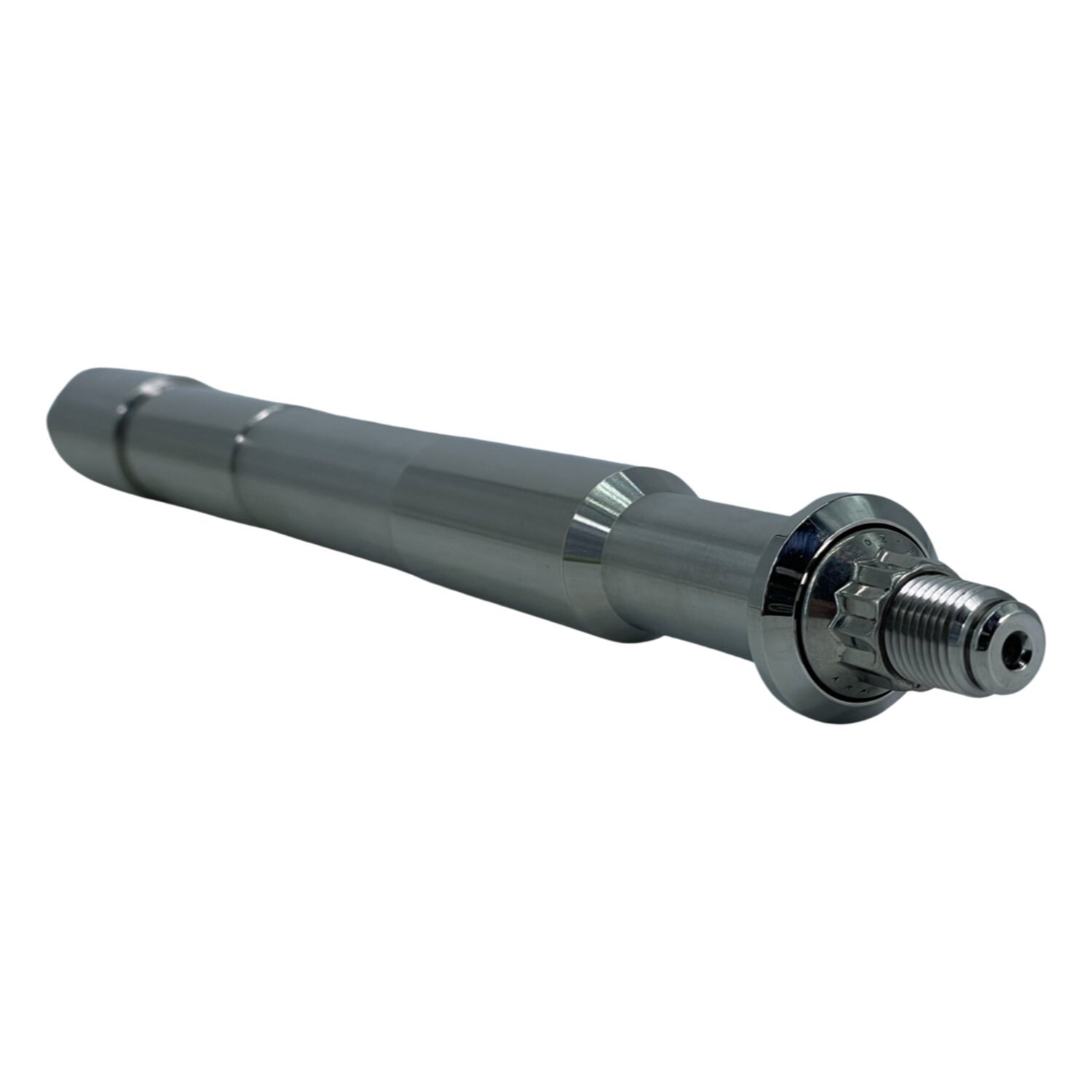 Bare Knuckle Performance, stainless axle kit. Front wheel
