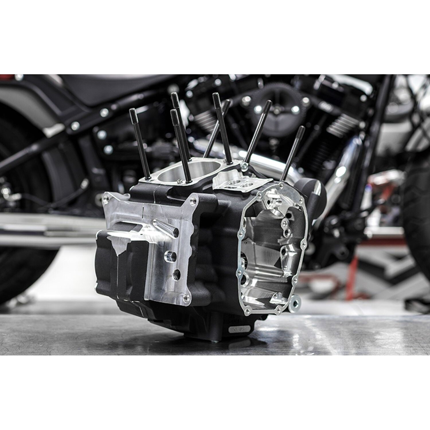 S&S, M8 Softail MK-Series crankcase assembly
