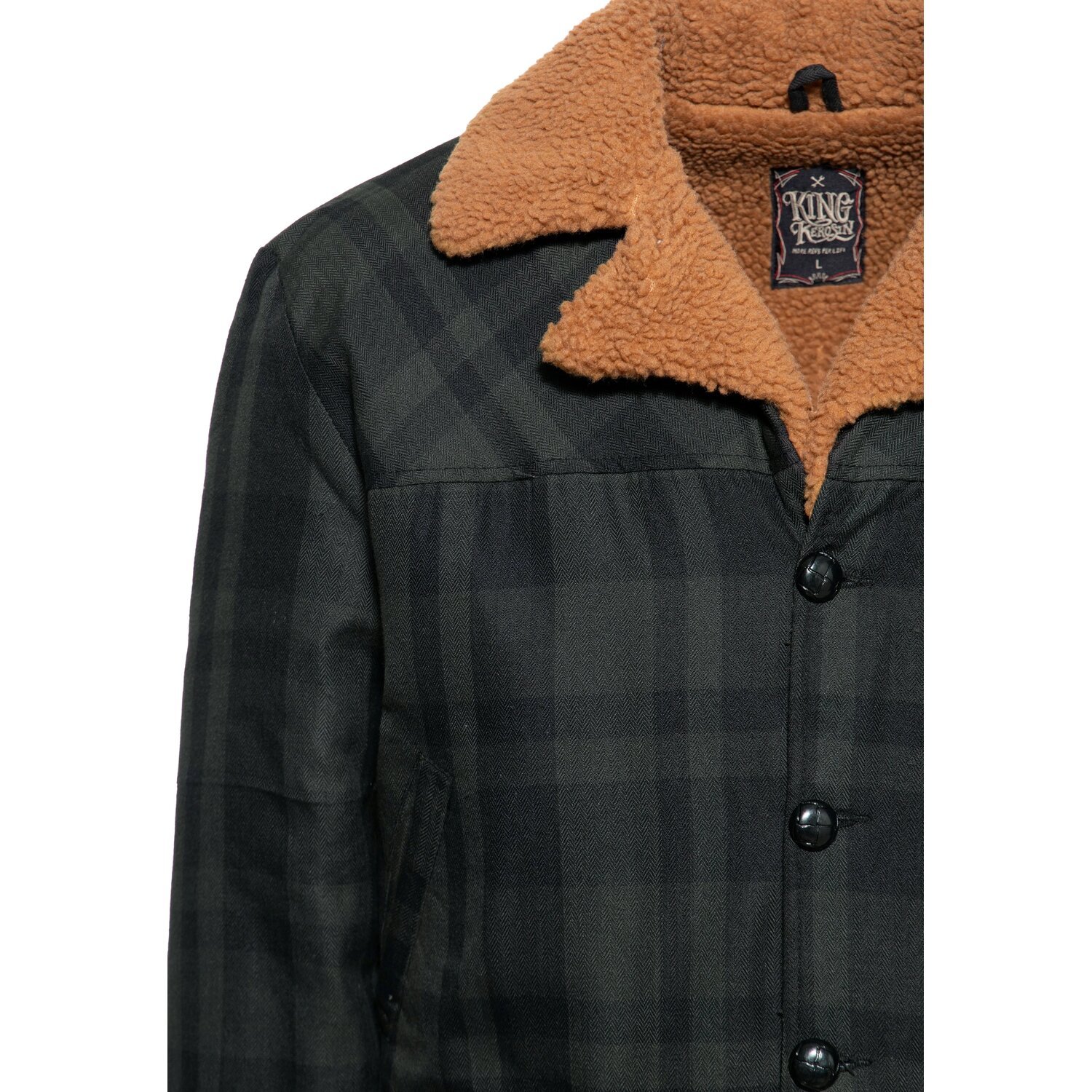King Kerosin Karo Jacket black/olive, 2XL