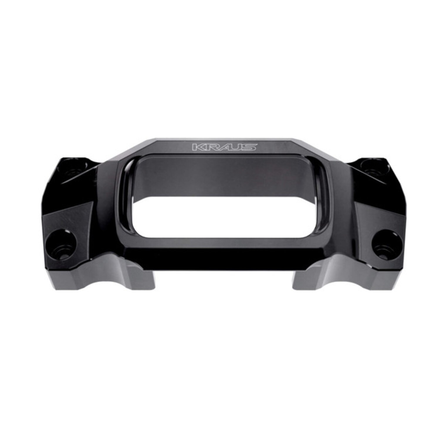 Kraus, Core Riser Top Plate. 1-1/8". Black anodized, Gloss