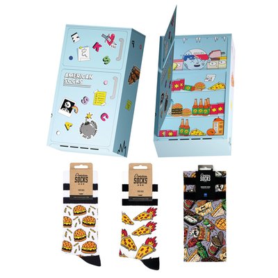 The Signature socks of American Socks have never been so graphic! With a new upgraded Coolmax ® blend for enhanced comfort and elasticity and moisture wicking technology these socks will keep up with your adventures. Colorful designs with artist collaborations you can’t miss. Definitively an eye catcher.