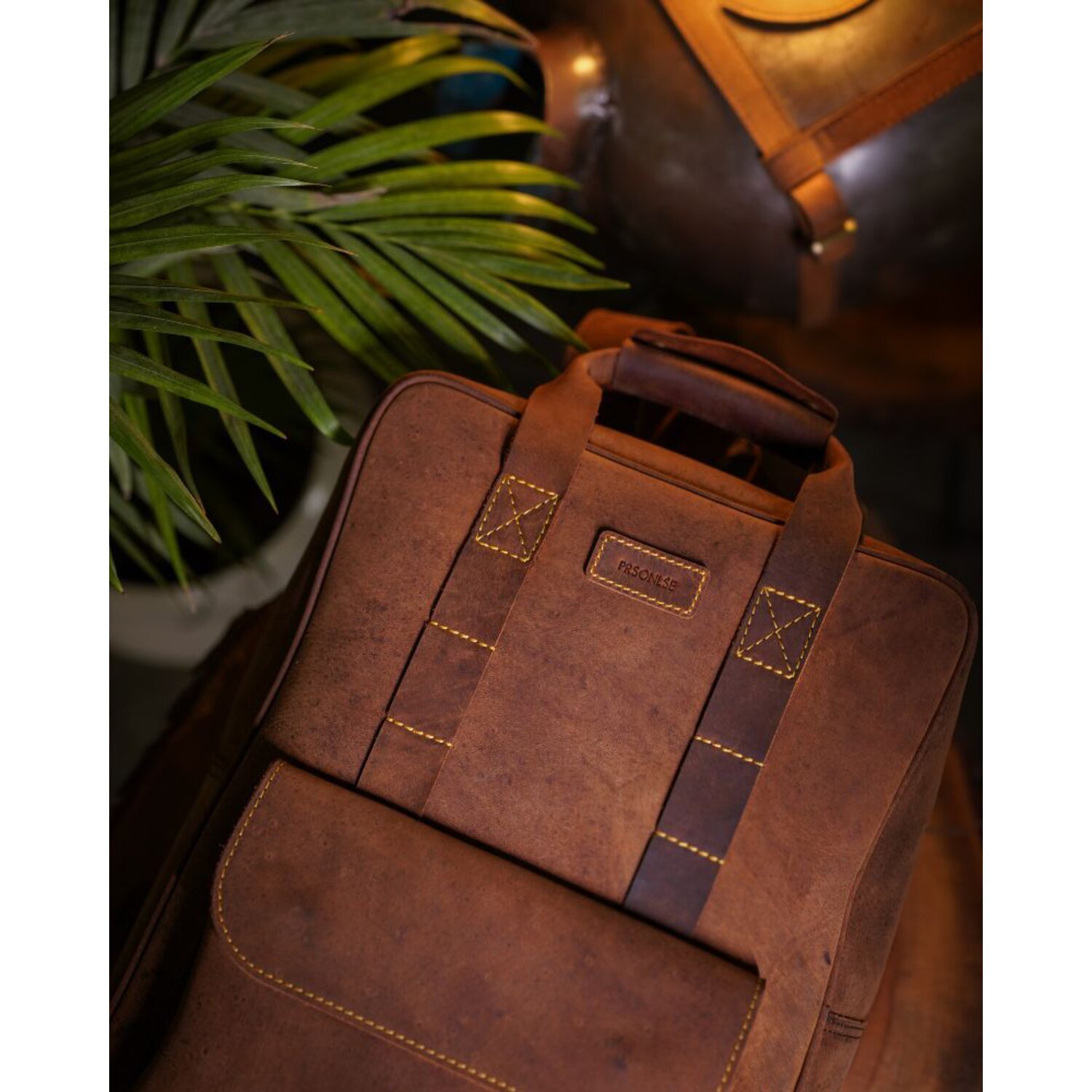 Trip Machine Eastwood backpack tobacco, Brown