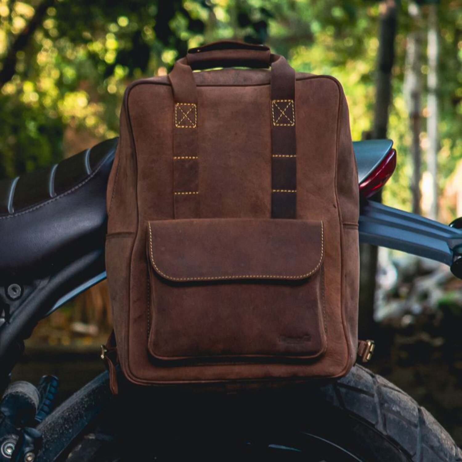 Trip Machine Eastwood backpack tobacco, Brown